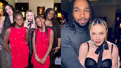 Madonna Celebrates Christmas & Hanukkah with Family and Boyfriend Akeem!