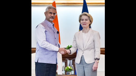 External affairs minister S Jaishankar with Europe 1740682025749