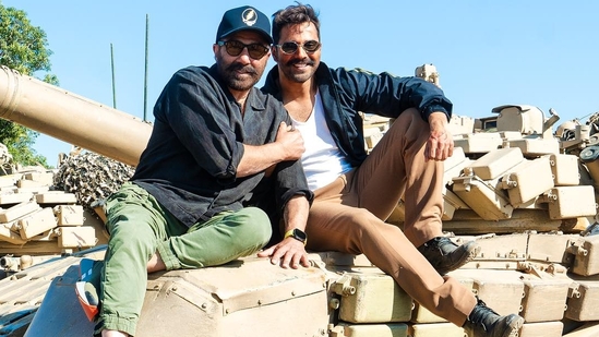 Varun Dhawan and Sunny Deol Share Sweet Moments on Border 2 Set!