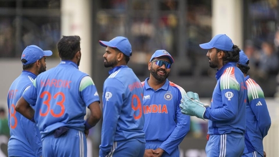 India captain Rohit Sharma with teammates PTI 1741498259615 1741498266417