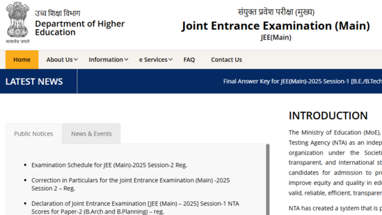 JEE Mains 2025 Session 2: Exam Schedule Revealed