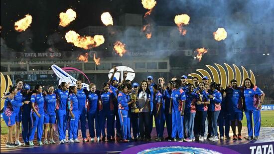 Mumbai Indians became two time WPL champions as th 1742095303198 1