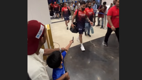 Virat Kohli Signs Young Fan’s Portrait in Heartwarming Moment