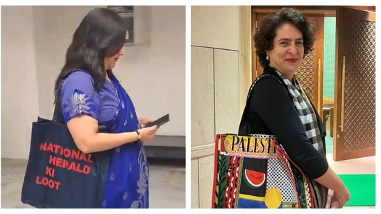 BJP MP Digs at Congress with Provocative Handbag in Parliament