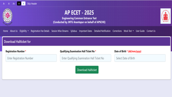 AP ECET 2025 Hall Ticket Release: Download Now